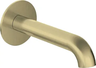 Neuesbad Serie 600 Badewannen Auslauf 160mm, gold gebürstet NB1DENQS_R80K1