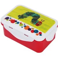 Geda Lunchbox Raupe Nimmersatt Kinder Brotdose Lunch-Box, Polypropylen, BPA-frei, Mikrowellengeeignet, zum Einfrieren geeignet bis -20°