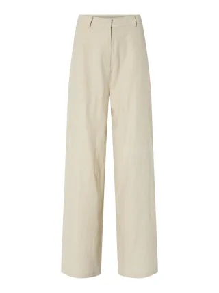 Y.A.S - YASTUNNI HW PANT white pepper - Gr. - 42