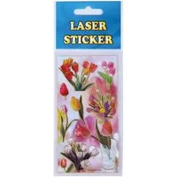 Bestlivings Sticker, (1-tlg), Sammelsticker, Blumensticker, Geschenkaufkleber, selbstklebend
