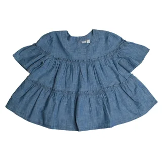 Kurzarm-Rüschenbluse 856269 für Mädchen