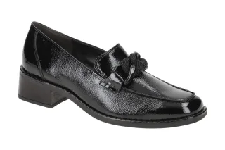 Paul Green 1048-00x Slipper Schwarz - Echtleder, Super Soft Fu?bett, Blockabsatz