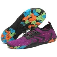 SAGUARO Sommer Badeschuh (5mm Sohle, bequem, leicht, atmungsaktiv, rutschfest, schnelltrocknend) (Barfuß-Schuhe) Wasserschuhe Surfschuhe Schwimmschuhe Wasser-Sport