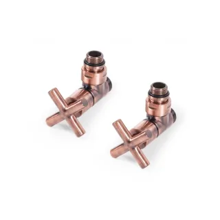 Terma Set Regel-Eckventil MINIMALIST; GZ 1/2"-Ø16x2, Ø15; Kupfer; (2xV43110I_2xA58502I_2xA33309A), T TGERME003