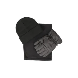 Mountain Warehouse Damen/Damen Mütze Handschuhe und Schal Set (Schwarz)
