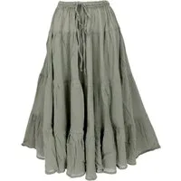 Guru-Shop Minirock Boho Stufenrock, Maxirock Sommerrock,.. alternative Bekleidung