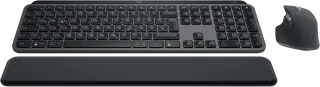 Logitech MX Keys S Combo [USB Bluetooth LE Logi Bolt Tastatur und Maus und Handablage] schwarz/graphite