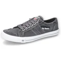 Dockers by Gerli Slip-On Sneaker, Freizeitschuh, Retro Sneaker, Fake Schnürung, in cooler Jeansoptik
