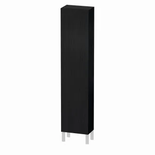 Duravit L-Cube Hochschrank Eiche Schwarz Matt 400x243x1760 mm - LC1170R1616 LC1170R1616
