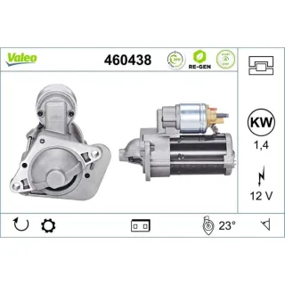 Valeo Starter 1,4 kW Dacia Nissan Renault 460438