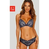 LASCANA Set: Push-up-BH (Set, 2-tlg., mit Panty) mit zarter Spitze, sexy Dessous, Reizwäsche