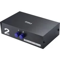 SpeaKa Professional SpeaKa Professional SP-11175216 2 Port Composite-Switch mit Audio-Port Netzwerk-Adapter