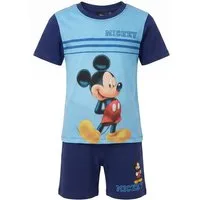 Disney Schlafanzug Disney Mickey Maus Jungen Schlafanzug Pyjama Shirt Shorts (1 tlg) Gr. 98 bis 128 - 100% Baumwolle