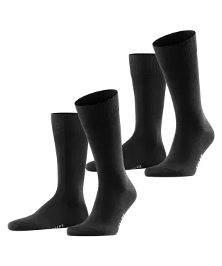 FALKE - FALKE Happy 2-Pack Herren black - Gr. - 48.5