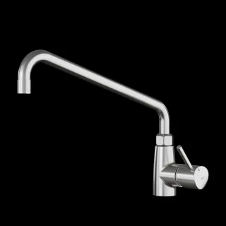 KWC Hebelmischer GASTRO E Schwenkauslauf A450, Edelstahl,125566 125566
