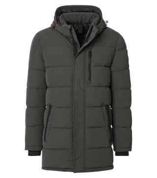 CASAMODA - Steppjacke mit Kapuze grün - Gr. - L