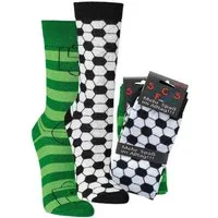 Socks 4 Fun Freizeitsocken Socks 4 Fun Motivsocken Fußball 2er Bündel (2-er Bündel, 2-Paar, 2 Paar) lustiges Design