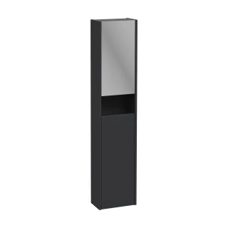 VitrA New Integra Square Hochschrank Compact mit 2 Türen inklusive Spiegel und Ablage 30 Matt,80347 80347