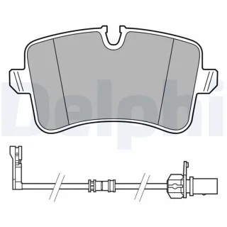 Delphi Bremsbel?ge hinten Audi A8 LP3625