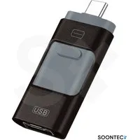SOONTEC SOONTEC 3.0 USB-Stick 3 in 1 MICRO USB / USB / Lightning für iPhone USB-Stick (Lesegeschwindigkeit 80,00 MB/s)