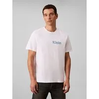 Calvin Klein T-Shirt SS 20S EU CALVIN CURSIVE GRAPHIC Mit Rundhalsausschnitt, regular fit
