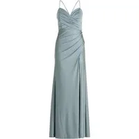 Vera Mont Abendkleid Damen im Glitzer-Look Wickel-Design