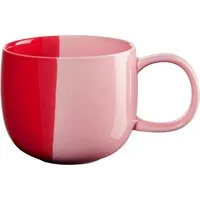 ASA SELECTION Becher Joy Henkelbecher strawberry smoothie 0,4l, Porzellan, Geschirr