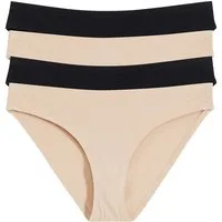 bonprix Slip (Packung, 4-St) klassische Passform, aus Baumwolle und Elasthan, 4er-Pack
