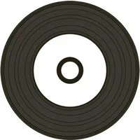 Mediarange CD-Rohling 50 MediaRange Rohlinge vinyl printable black CD-R 52x