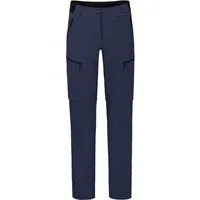 Bergson Outdoorhose PORI Zipp-Off Damen Wanderhose, robust, elastisch, Normalgrößen, peacoat blau