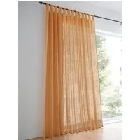 heine Gardine Dekostore (1 St), Schlaufen, halbtransparent, Fensterdekoration