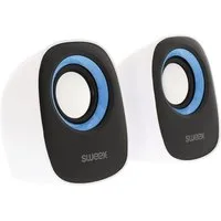 SWEEX Lautsprecher Set – Kompakte USB-Mini-Lautsprecher für Unterwegs Portable-Lautsprecher (Nicht zutreffend, kompakte Größe)