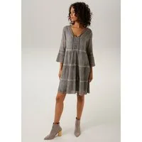 Aniston CASUAL Tunikakleid (mit Jersey-Unterkleid) mit aufwändiger Spitzenverzierung
