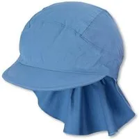 Sterntaler® Schirmmütze UV-Schutz 50+ Schirmmütze mit Nackenschutz Basic (1-St) Kindermütze mit Schirm aus UV-Popeline unifarben