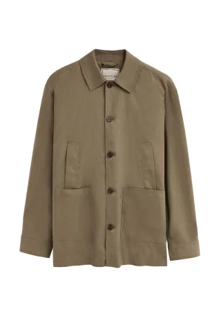 Cotolino-Jacke Wayne khaki mit Polo Club Logo