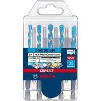 EXPERT HEX-9 MultiConstruction Bohrer-Satz, 5-teilig Ø 5,5 / 6 / 7 / 8mm