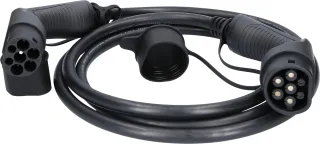 efuturo Ladekabel gerade, Typ 2 auf Typ 2 Stecker, 3 Phasen, bis zu 22 kW, 32 A, 400 V, Mode 3, 3m - 117.7185