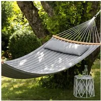Sekey Hängematte Doppelhängematte mit Kissen, bis 200 kg belastbar für 2 Personen, XXL Hängesessel Doppel für Garten, Balkon, Camping und Outdoor