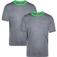 James & Nicholson Laufshirt Doppelpack Herren Kurzarm Laufshirt Running T-Shirt JN472 (Doppelpack, 2er-Pack) Atmungsaktiv und Feuchtigkeitsregulierend