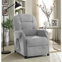 ATLANTIC home collection Relaxsessel Tobi, mit Relaxfunktion, Federkern & Aufbewahrungstasche