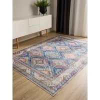benuta Teppich George, rechteckig, Höhe: 5 mm, Vintage-Look, Kurzflor, Teppich Wohnzimmer, Schlafzimmer, Waschbar