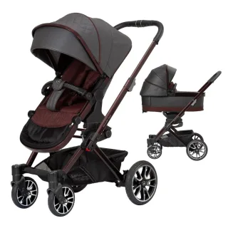 Hartan Avantgarde GTX Mercedes Benz 2025 Dessin 714 Rubellit - 2in1 Kinderwagen Set