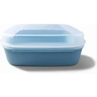 TUPPERWARE Vorratsdose Naschkätzchen 1,7 L blau weiß Bellevue