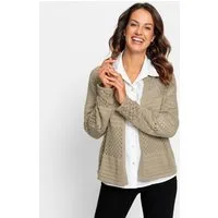Witt Strickjacke Strickjacke Langarm Ajour