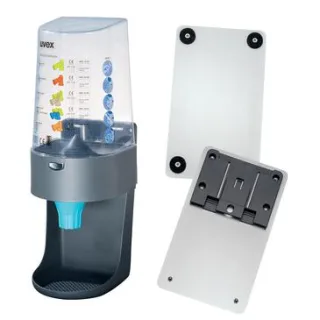 uvex Dispenser one2click inklusive Magnethalterung grau - 2111988