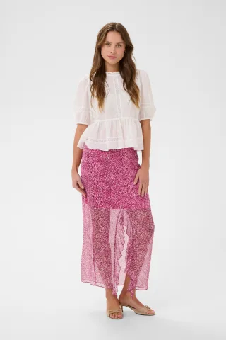 Kurzarm-Bluse RosariaSZ Kurzarm-Bluse Gerade Passform