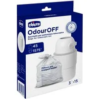 Chicco Windeleimer Müllbeutel für Odour Off 3x15 Stück