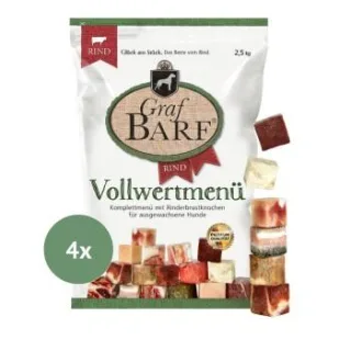 Graf Barf Vollwertmenü Rind 4x2,5kg
