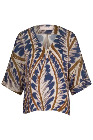 Studio Anneloes - Madison vneck top multi color - Gr. - S