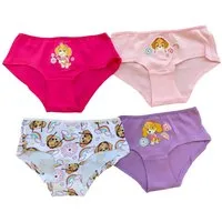 PAW PATROL Boxer 4x PAW PATROL Slips Mädchen Unterhosen Slips Schlüpfer